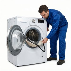 Замена манжеты люка на стиральной машине в Луганске